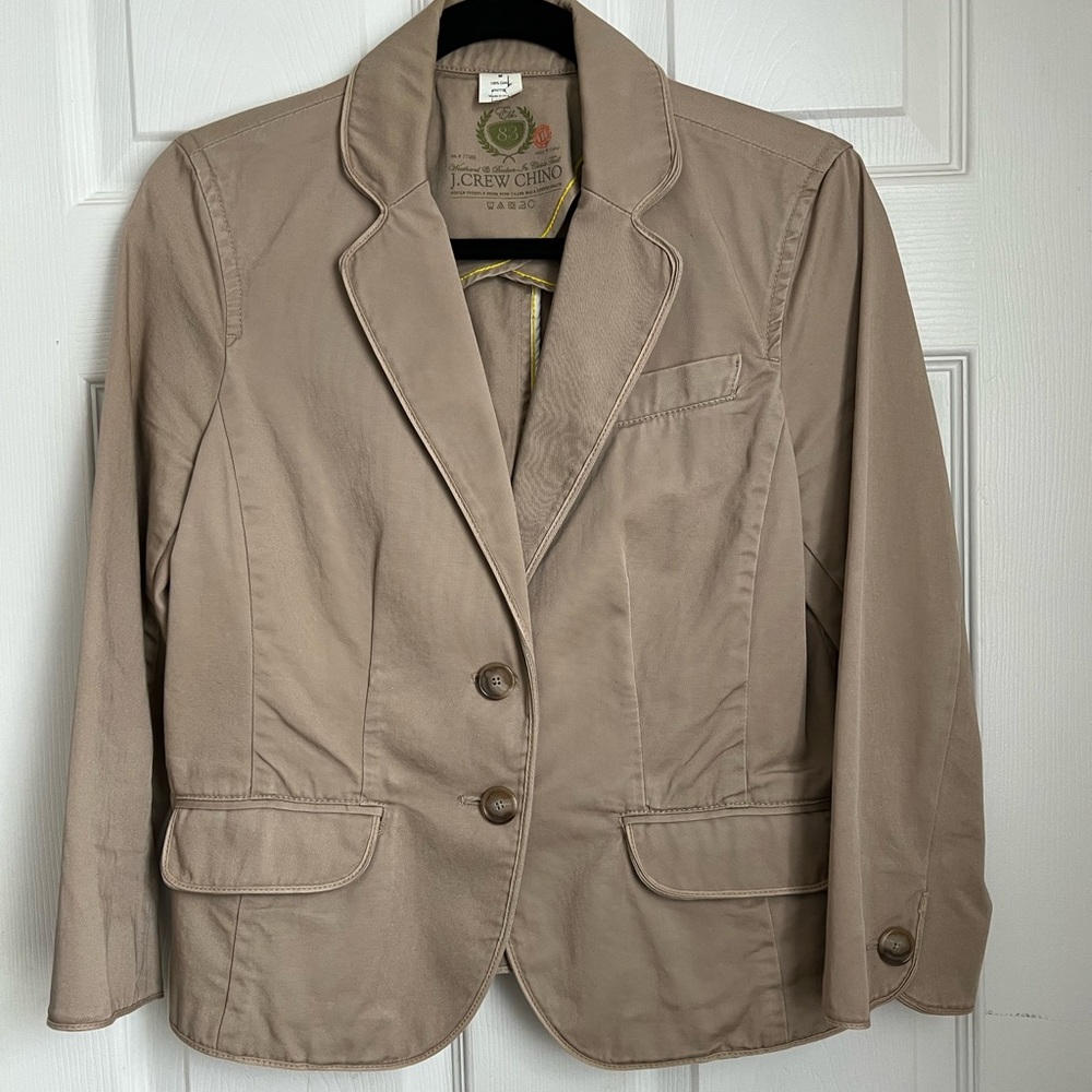 J. Crew Tan Blazer